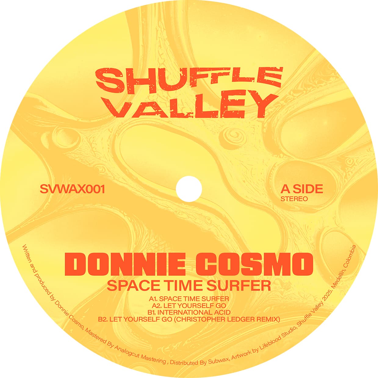 Donnie Cosmo- Space Time Surfer EP (Incl. Christopher Ledger Remix)